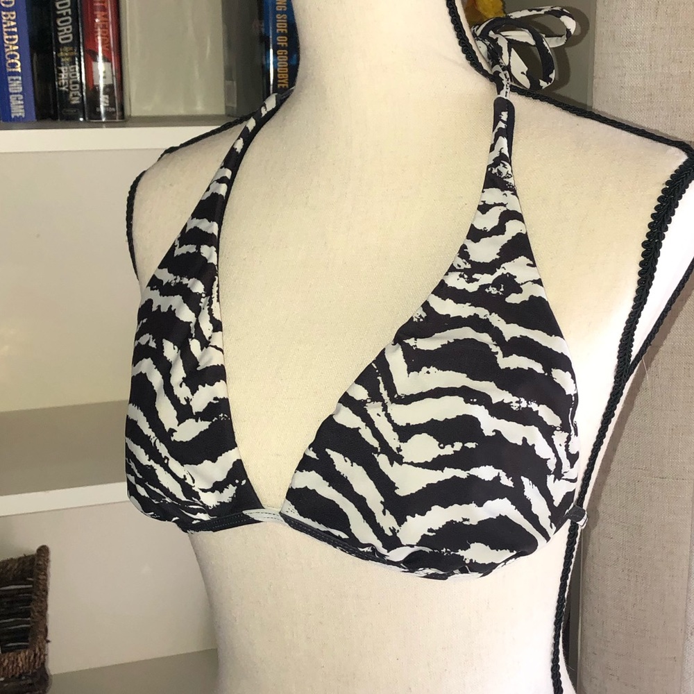 Hurley triangle tie bikini top